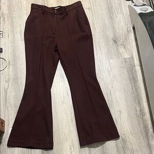 Urban Outfitters Dark Brown Trousers w/frontal seam